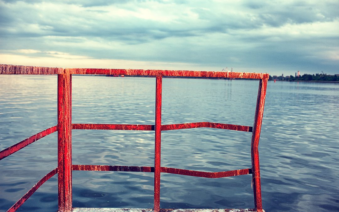 Pier in Riga