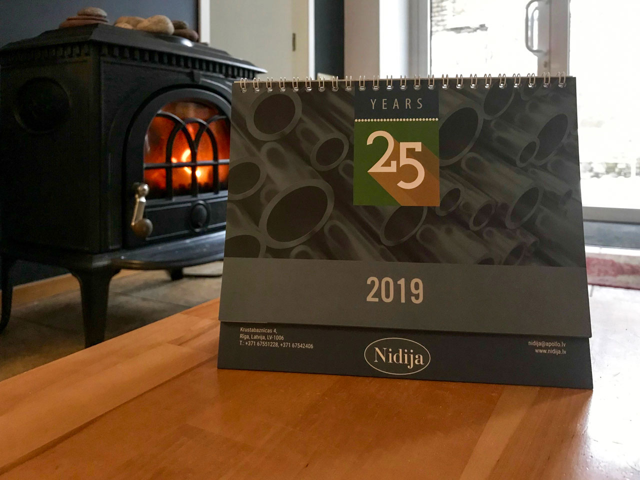 Kalendars 2019 Nidija