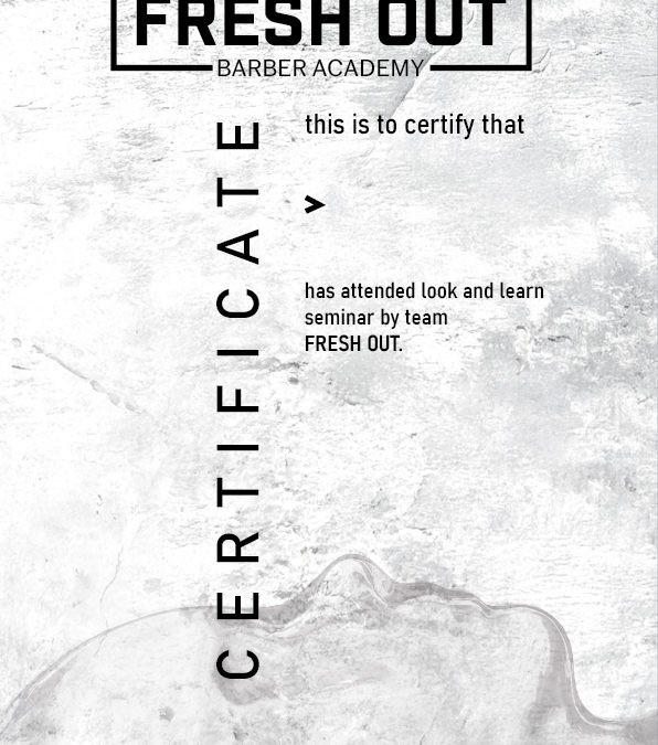 FRESH OUT. Barbershop